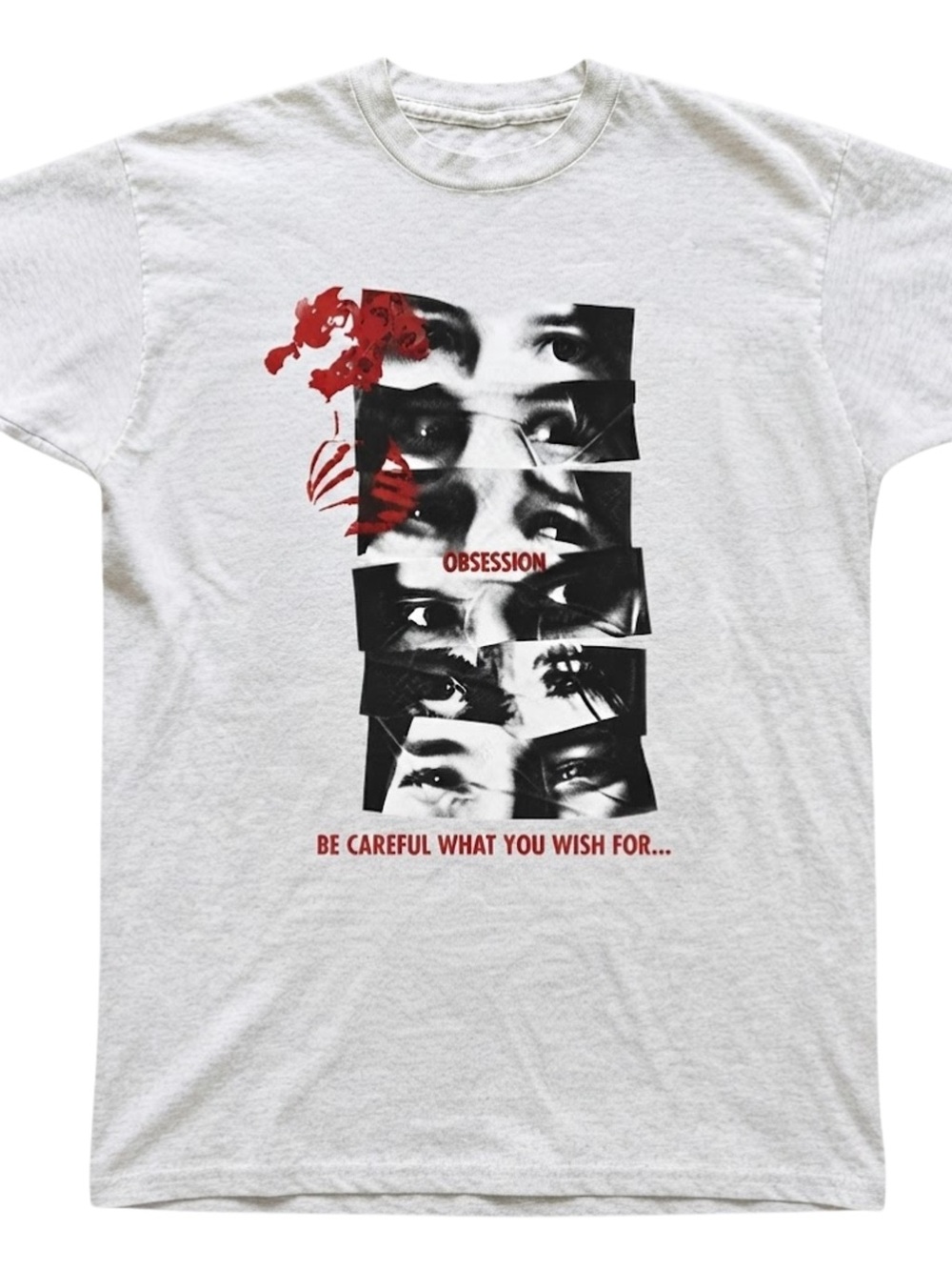 Obsession Eyes Graphic Tee Be Careful What You Wish For Gildan T-Shirt